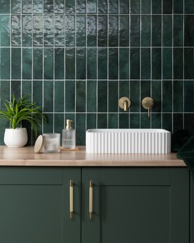 Artesano Moss Green Wall Tiles from Tile Mountain