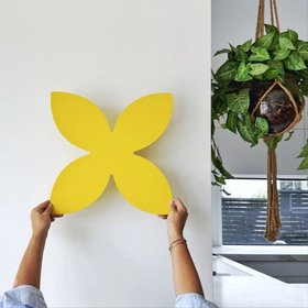 frangipani art | yellow