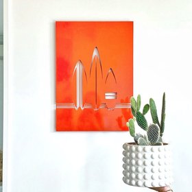 surfboard poster | orange