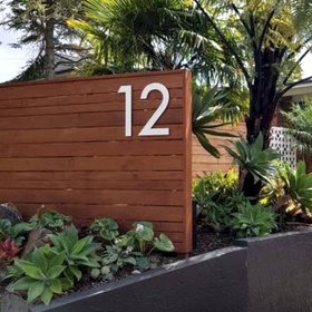 extra large 50cm steel house numbers & letters | made to order