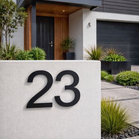 large 30cm steel house numbers & letters | made to order