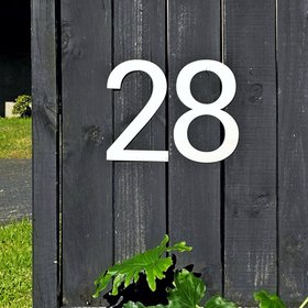 large 30cm steel house numbers & letters | made to order