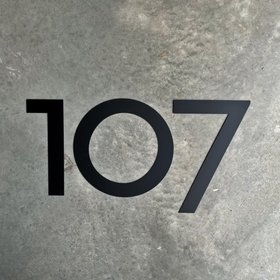 large 30cm steel house numbers & letters | made to order