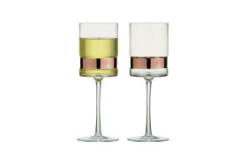 Anton Studio Designs SoHo £26.45 Set Of 2 Wine Glasses (Bronze) www.notjustjugs.com