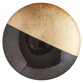 ANTON STUDIO DESIGNS £34.25 Black & Gold Fusion Glass Bowl 1 Www.notjustjugs.com