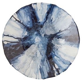 ANTON STUDIO DESIGNS £43.60 Abstract Blue Glass Bowl 1 Www.notjustjugs.com