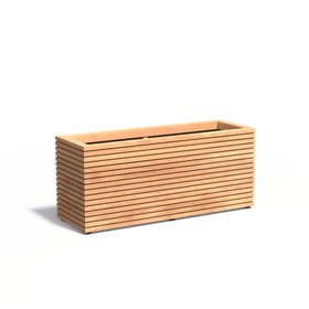 Holz Pflanzkübel MALAGA - rechteckig
