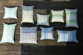 Outdoor-Kissen Punktmuster AMLAPURA