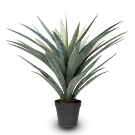 Kunstpflanze AGAVE im Topf 120 cm hoch