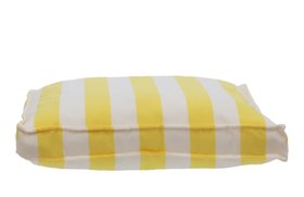 Outdoor-Kissen SOMNIA gelb gestreift