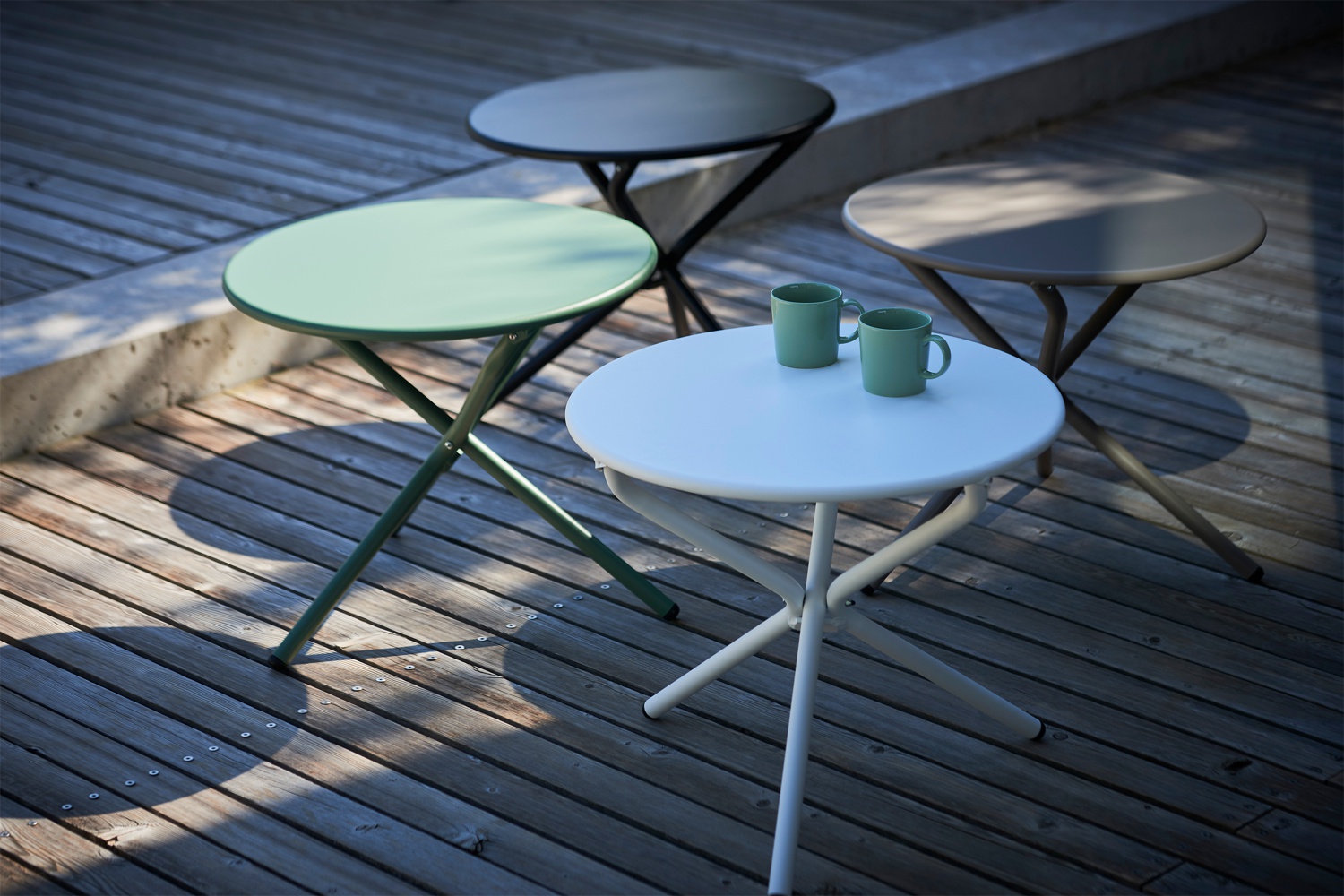 Beistelltisch Balkon Garten Terrasse fiam Tris