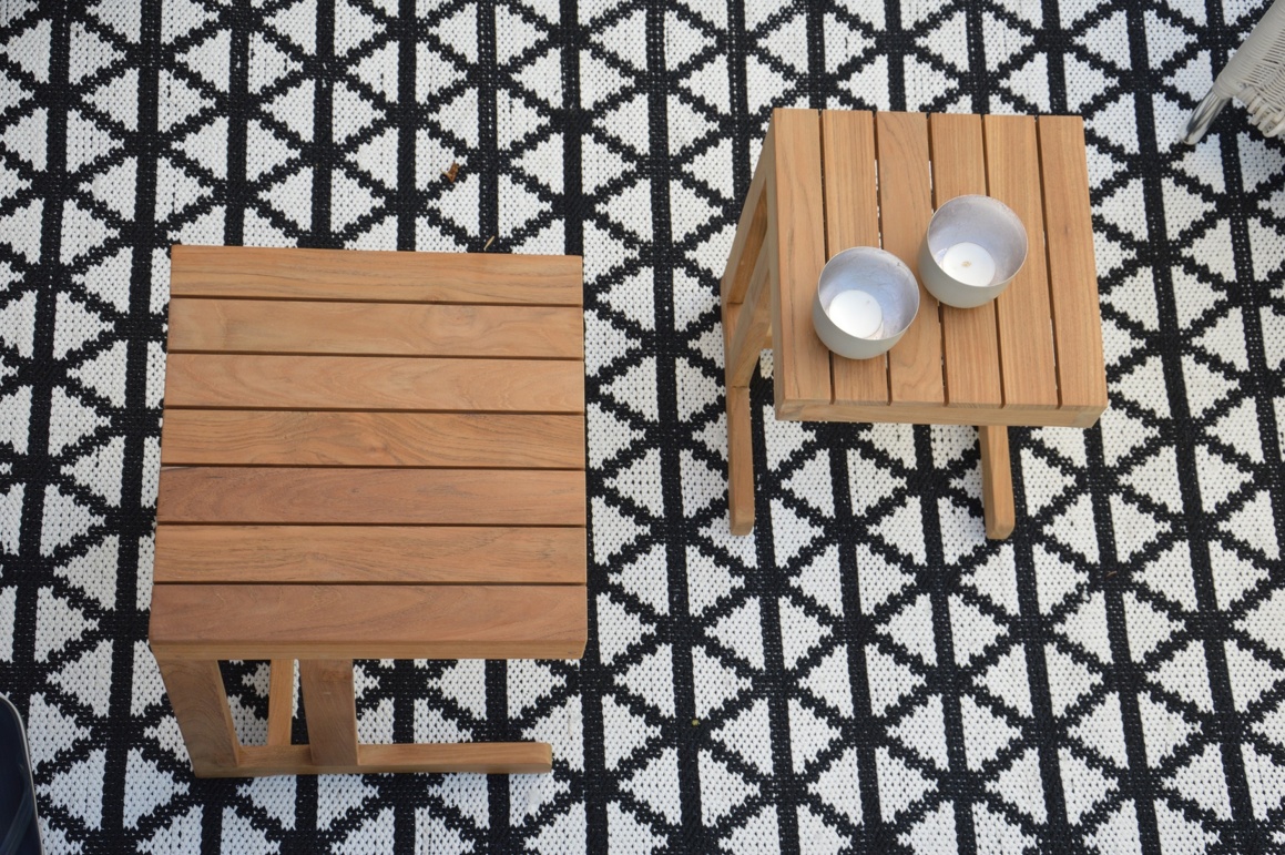 Beistelltisch CERO aus Teak für Garten, Terrasse, Balkon
