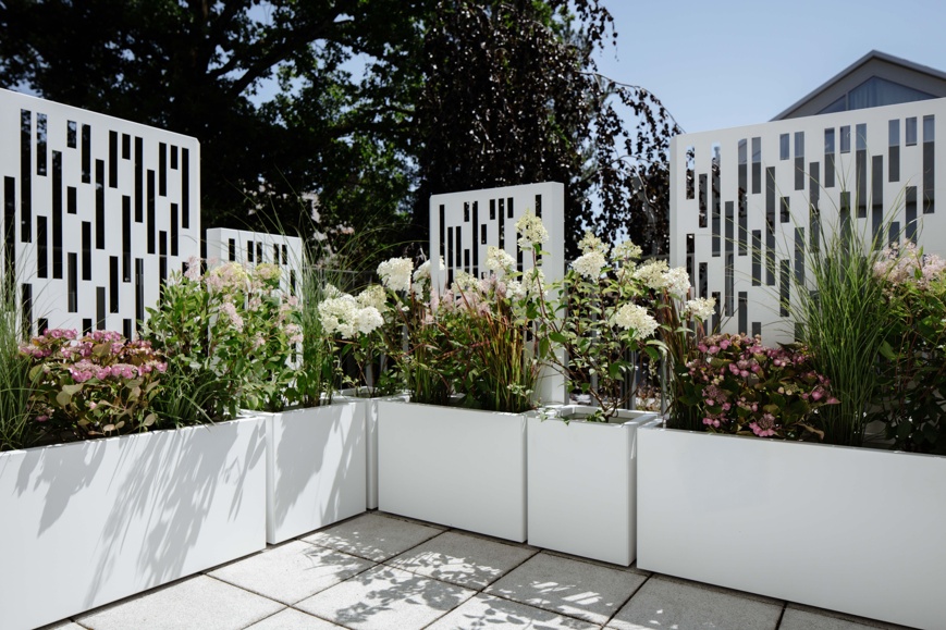 Pflanzgefäß PERSPEKTIV für Terrassen Sichtschutz