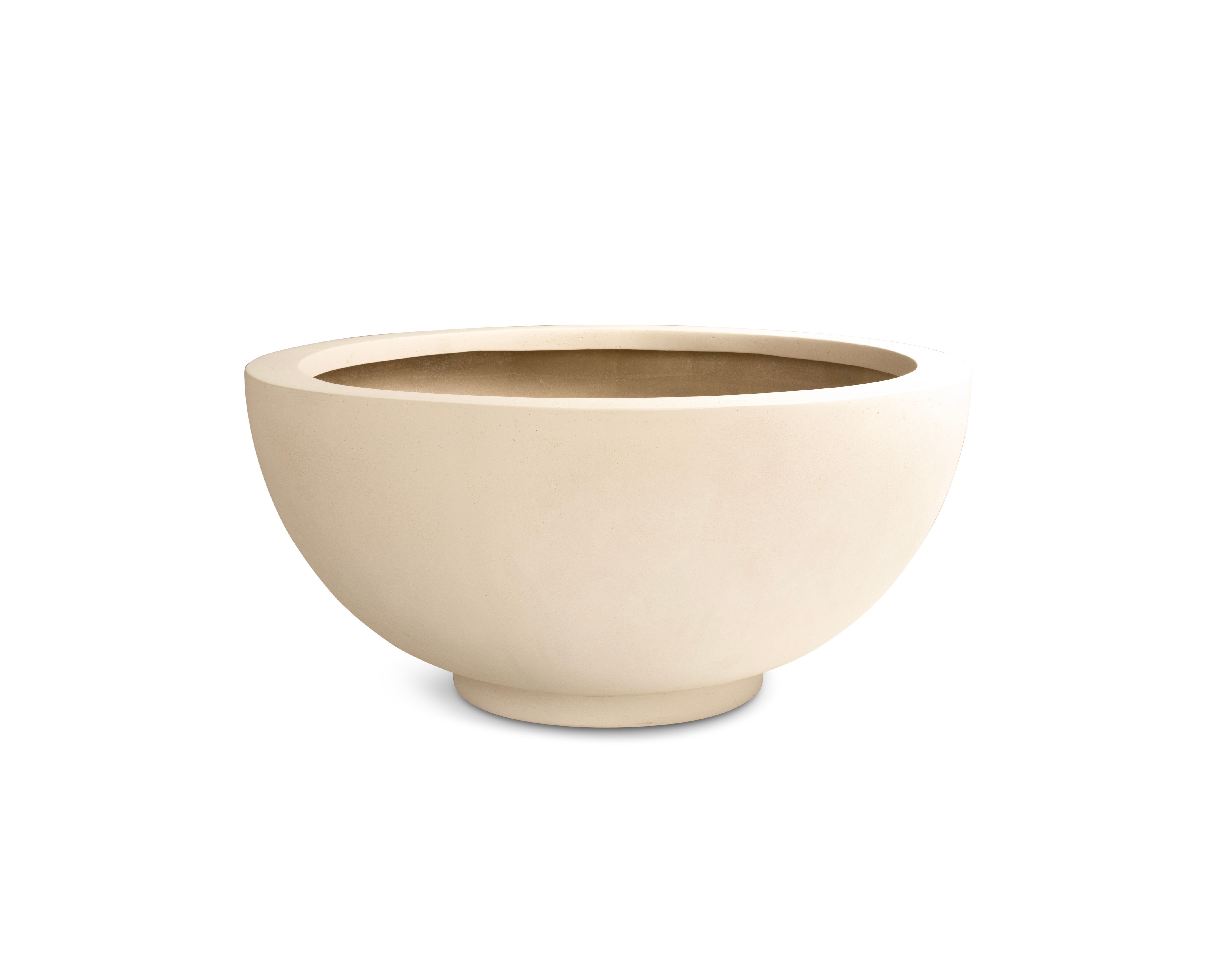 Pflanzschale Beige EGO PLUS - helle Steinoptik