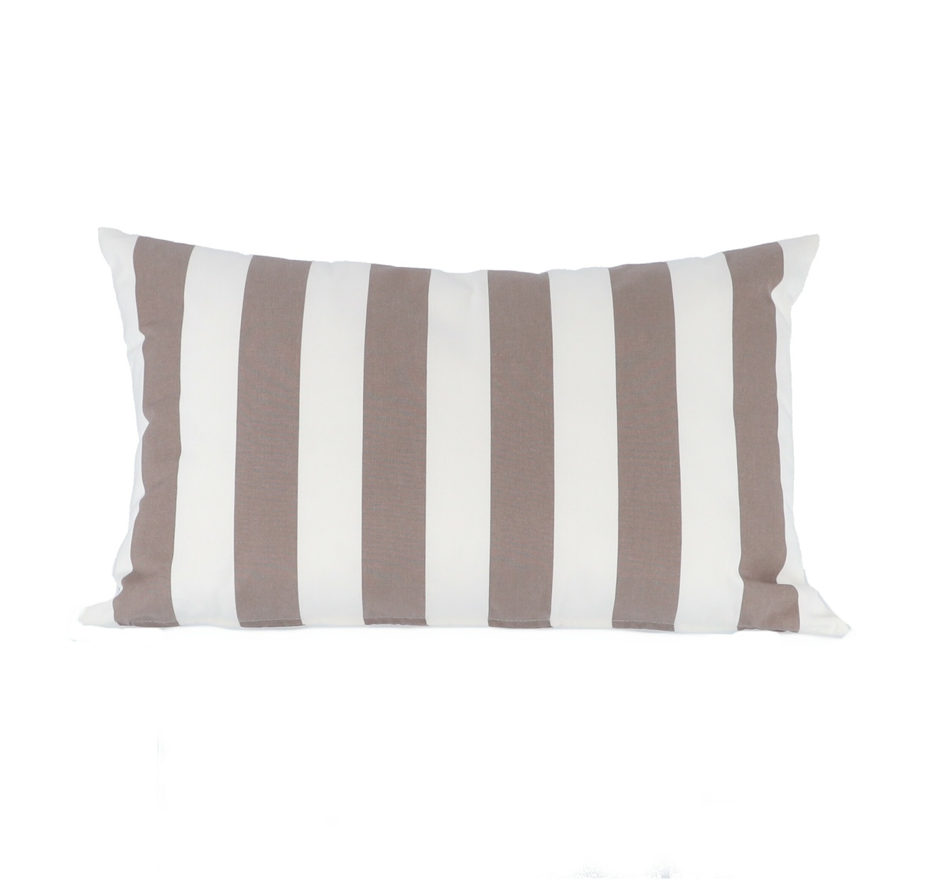 Outdoor-Kissen SOMNIA Taupe gestreift 60x40 cm