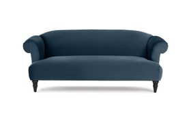Claudia 3 Seater Sofa, Midnight Blue Velvet