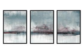 Dan Hobday, 'Abstract Haze' Set of 3 Framed Prints (More Sizes Available)