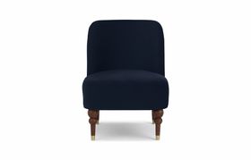 Harpo Accent Chair, Interstellar Blue Velvet