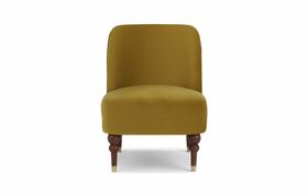 Harpo Accent Chair, Vintage Gold Velvet