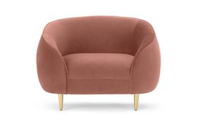 Trudy Armchair, Blush Pink Velvet