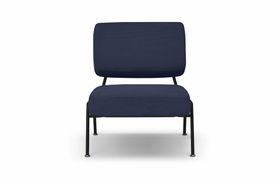 Knox Accent Armchair, Navy Corduroy Velvet