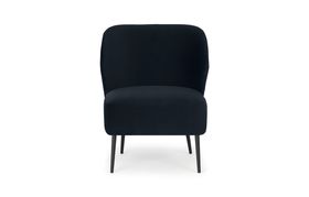 Topeka Accent Armchair, Twilight Blue Recycled Velvet