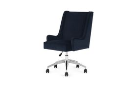 Higgs Office Chair, Royal Blue Velvet