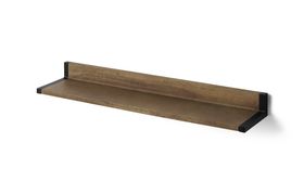 Maxine Wall Shelf, Mango Wood & Black
