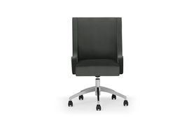 Higgs Office Chair, Steel Grey Velvet