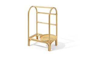 Nala Freestanding Towel Rail, Natural Rattan