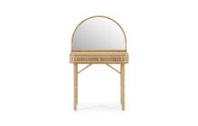 Ankhara Dressing Table, Rattan & Oak