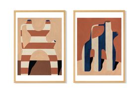 Stripes Set of 2 Framed Prints by Studio Paradissi (More Sizes Available)