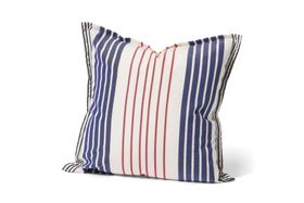 Artiga Outdoor Cushion, 40 x 40cm, Blue & Red Stripe