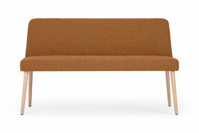 Adams Dining Bench, Orleans Marmalade Orange