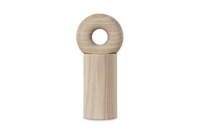 OYOY Hoop Mill Grinder, Natural Ash Wood