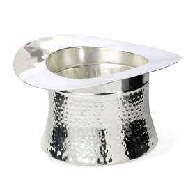 Silver-Plated Top Hat Wine Cooler