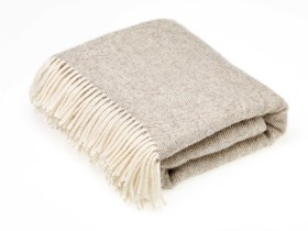 Natural Collection Herringbone Throw