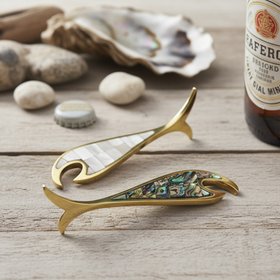 Fish Bottle Opener with Mother-of-Pearl Inlay, lifestyle1