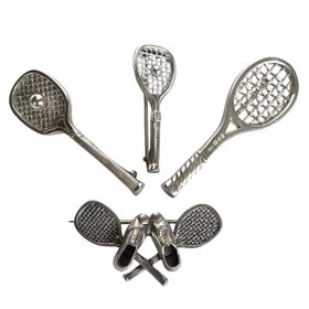 Antique and Vintage Tennis Racket Brooches