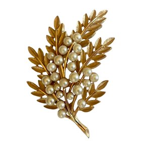 Vintage Crown Brooch