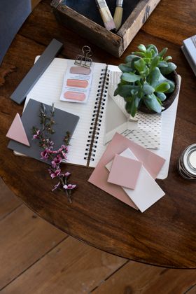 Press Loft  Image of Carnation Pink Victorian Floor Tiles from