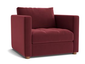 Easy Glider armchair in Drenched Damsons Clever Velvet