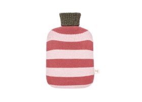 Huggins Hot Water Bottle in Pink and Green