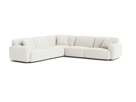 Squishblocks Corner Sofa Even Sided in Butler's Sink Clever Linen