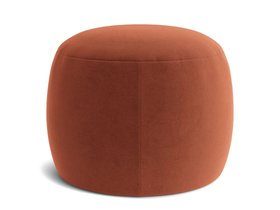 Little Cheese Footstool in Broken Pot Clever Velvet