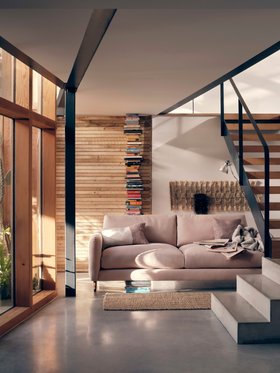 Squishmeister Sofa in Pressed Petals Clever Cotton