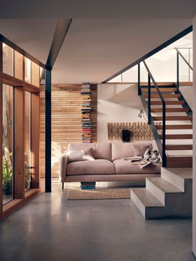 Squishmeister Sofa in Pressed Petals Clever Cotton