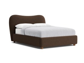 Monroe Bed in Coffee Bean Brown Chenille