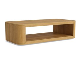 Stronghold Coffee Table Light Oak Rectangle