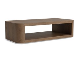 Stronghold Coffee Table Dark Oak Rectangle